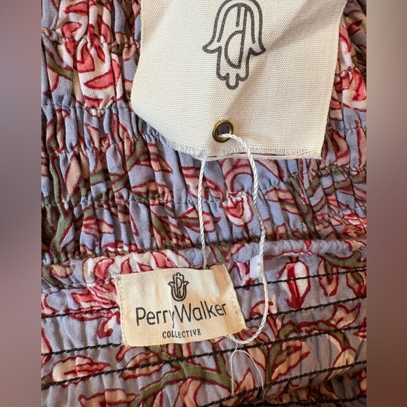 Perry Walker Collective Block Print Strapless Mini dress NWT - Picture 3 of 10